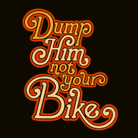 Dump Him Not Your Bike Cropped Hoodie