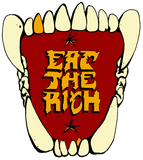 Eat the Rich! Cropped Hoodie