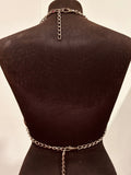 Fringe Leather Halter | Tank Flames