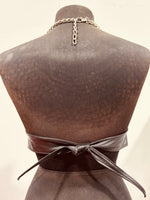 Leather Wrap Halter | Maltese Cross
