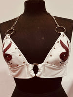 Leather Wrap Halter | Playboy Bunny