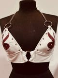 Leather Wrap Halter | Playboy Bunny