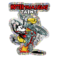 Hot Pipes Holographic Sticker