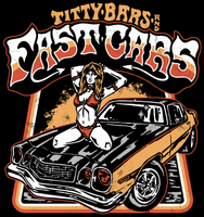 Titty Bars and Fast Cars Cropped Hodie