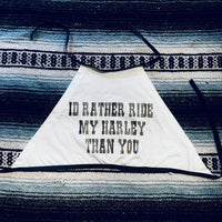 Ride My Harley Halter
