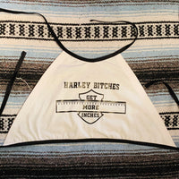 Harley Bitches Get More Inches Halter Top