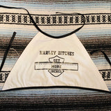 Harley Bitches Get More Inches Halter Top