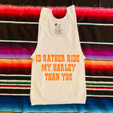 Ride my Harley Tank